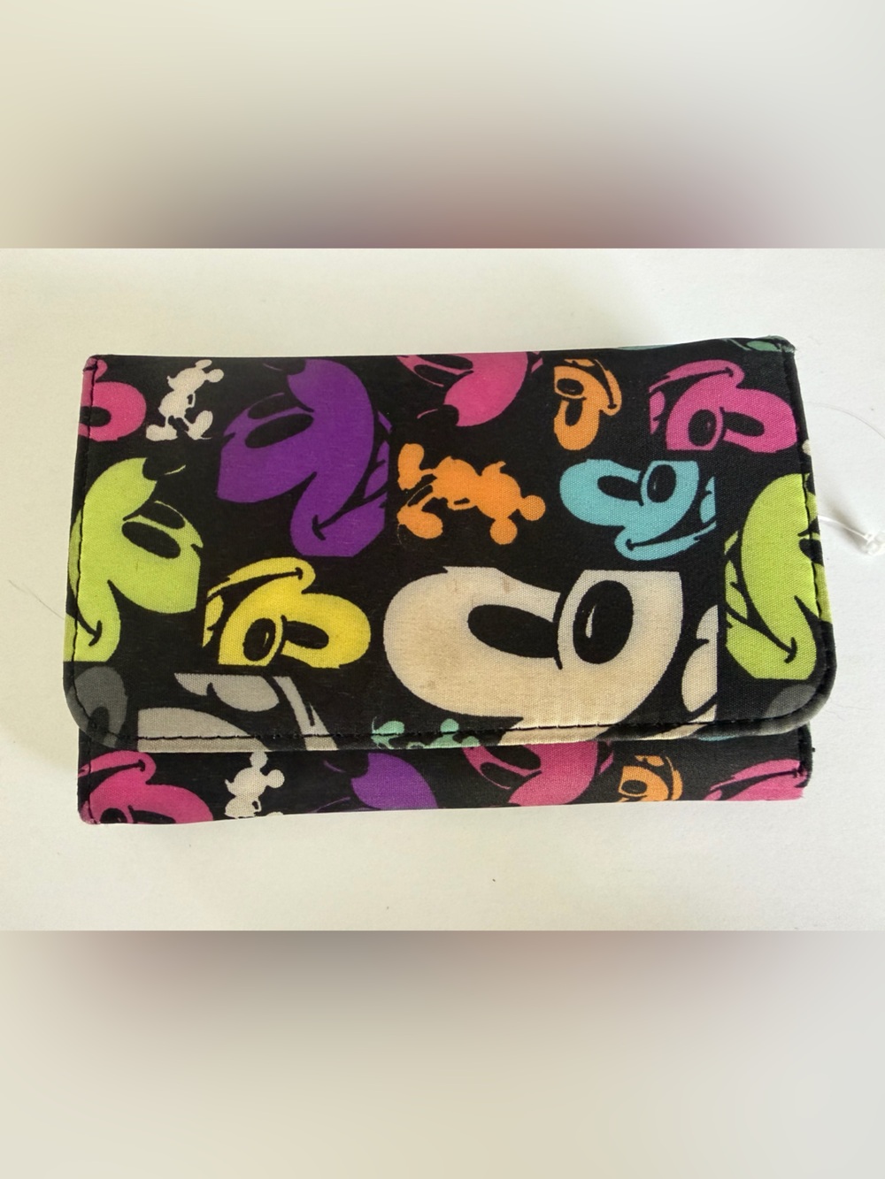 Mickey Mouse Multicolor Canvas  Wallet